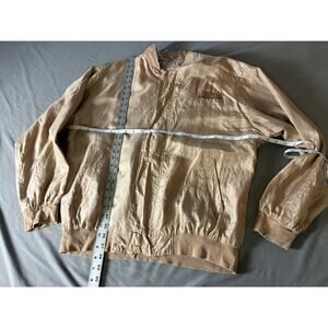 California Hotel Casino Las Vegas Silk Jacket Size L Vintage Souvenir Bomber
